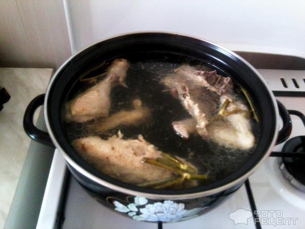 Рецепт Суп куриный со сливочным вкусом фото