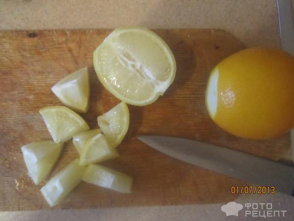 режем лимон