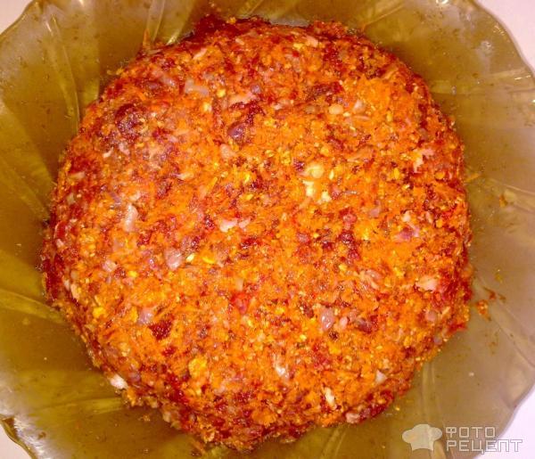 Фарш отбит