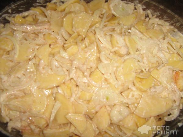 Рецепт Курица запечённая с картофелем фото