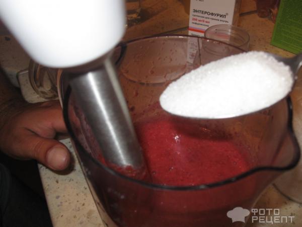 Рецепт Земляника лесная протертая с сахаром на зиму фото