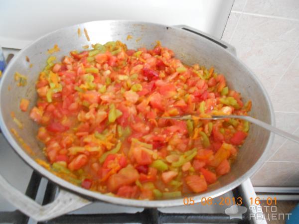 Рецепт Котлеты с картошкой, тушёнными овощами и зеленью фото