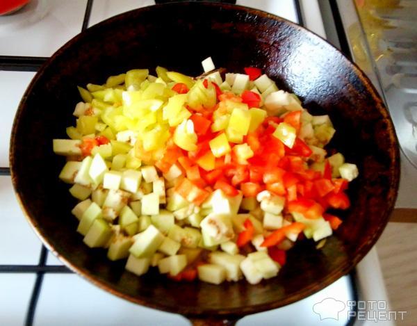 Рецепт Овощи тушеные с мясом фото