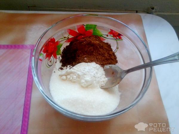 Рецепт Шоколадный кекс за 10 минут фото