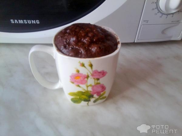 Рецепт Шоколадный кекс за 10 минут фото