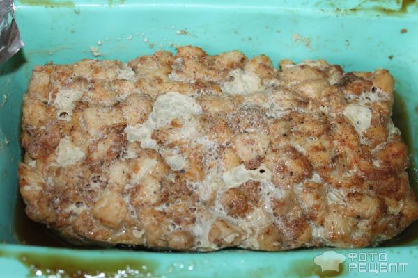 Рецепт Мясной хлебец Мраморный фото