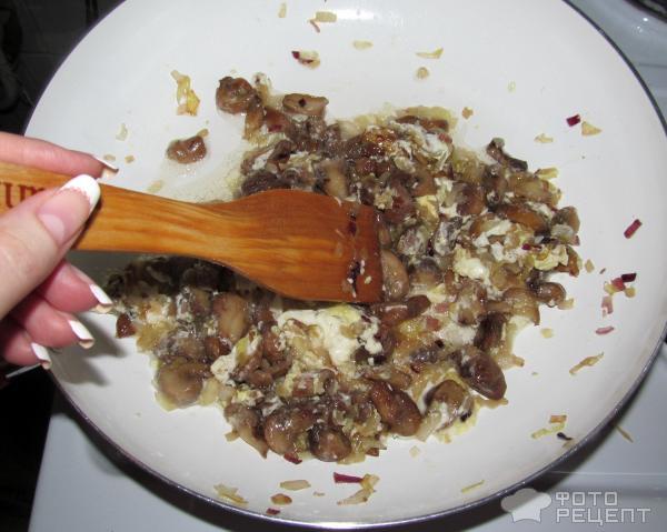 Рецепт Блинчики с грибами фото