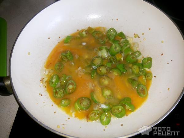 Рецепт китайская острая яичница или la jiao chao ji dan фото
