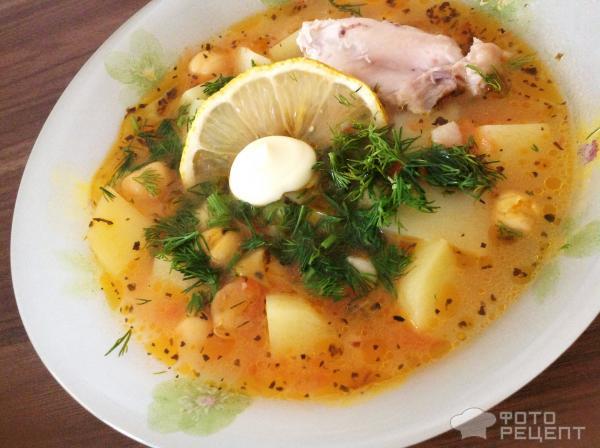 Рецепт Турецкий суп с нутом фото