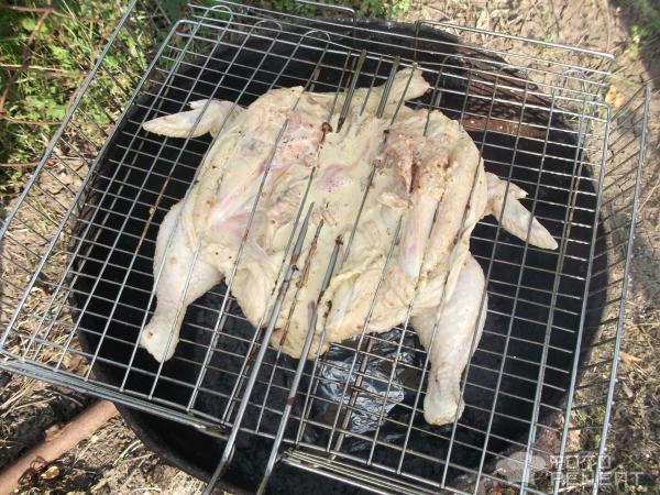 Рецепт Курица на гриле А ля-табака фото