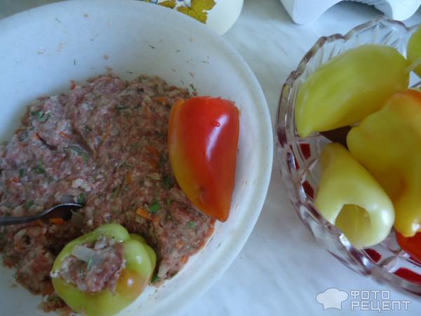 Рецепт Фаршированный перец в томатном соусе фото