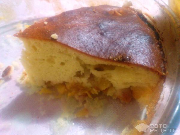 Рецепт Персиково-яблочный пирог фото