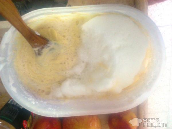 Рецепт Персиково-яблочный пирог фото