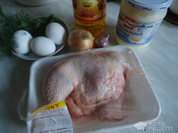 Рецепт Салат куриный фото