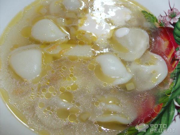 Рецепт Пельменный суп фото