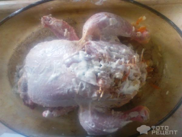 Рецепт Курица фаршированная фото