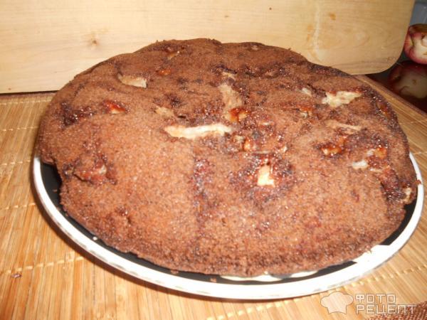 Шоколадная шарлотка