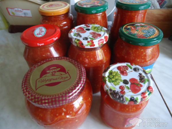 Рецепт Аджика домашняя фото