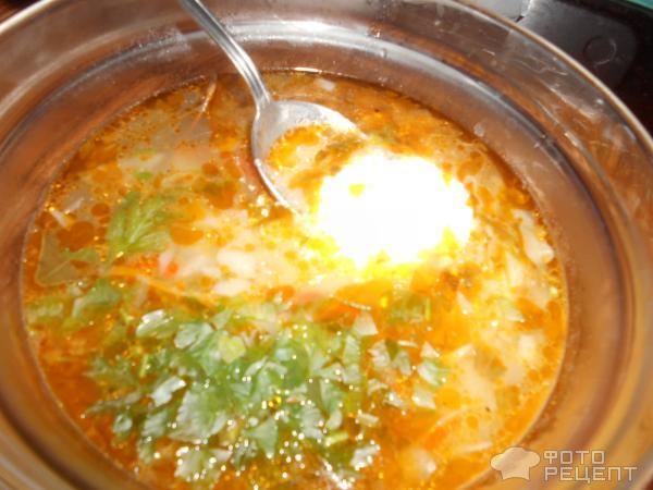 Постные Щи из свежей капусты с сельдереем