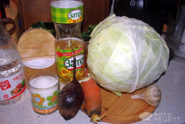Острая маринованная капуста со свеклой – пошаговый рецепт приготовления с фото