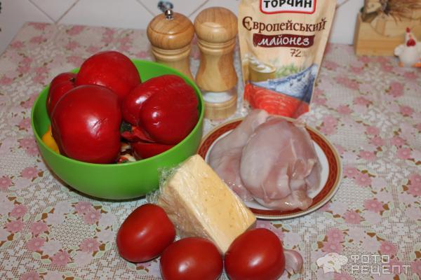 Рецепт Курица в перце фото