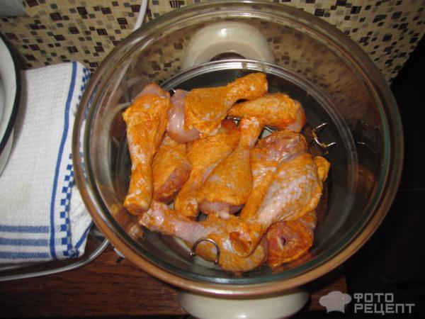 Рецепт Куриные голени в ароматном сливочном масле. фото