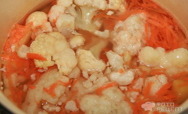 Рецепт Сливочный крем-суп из цветной капусты фото