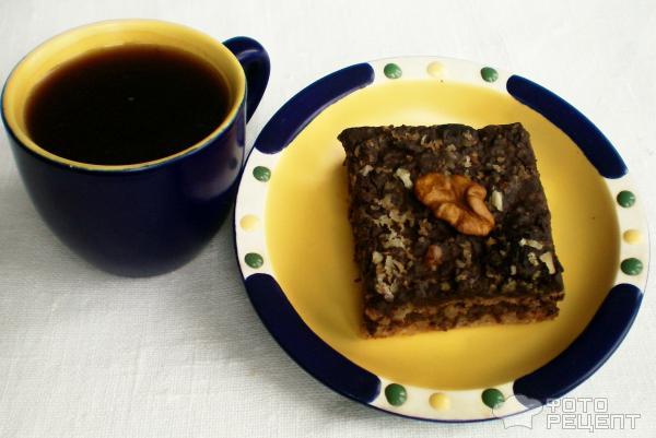 Рецепт орехового торта с кэробом и пряностями фото