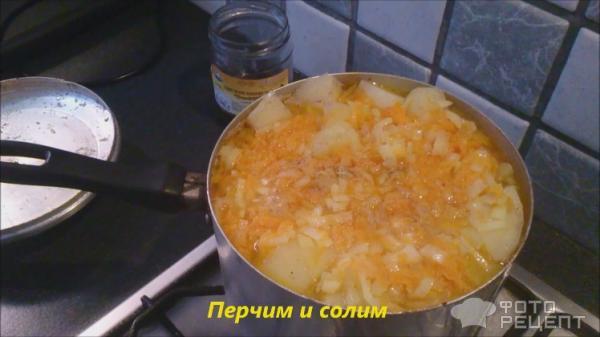 Рецепт Картофель тушеный с куриными крылышками фото