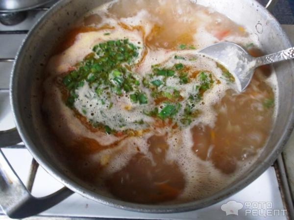 суп с лапшой и картофелем на курином бульоне