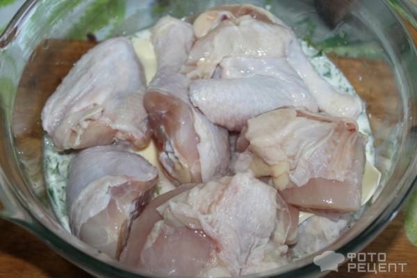 Рецепт Курица в сливочно-чесночном соусе фото