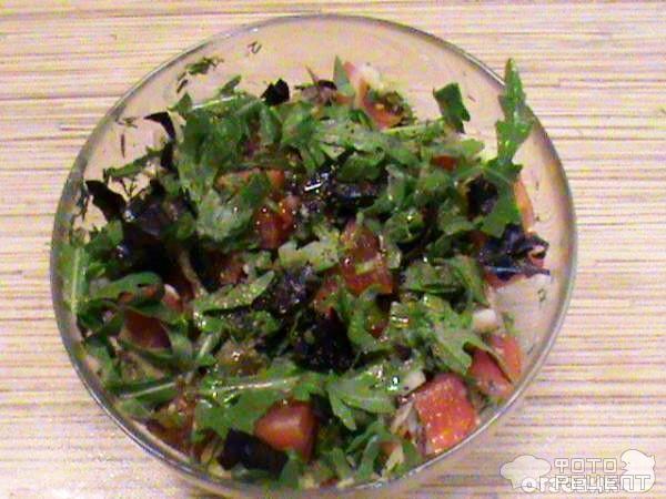 Рецепт салата Баклажаны с помидором фото