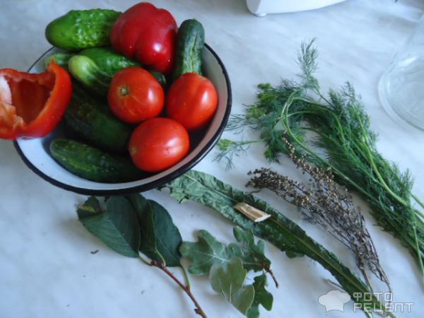 Рецепт Овощи Ассорти фото