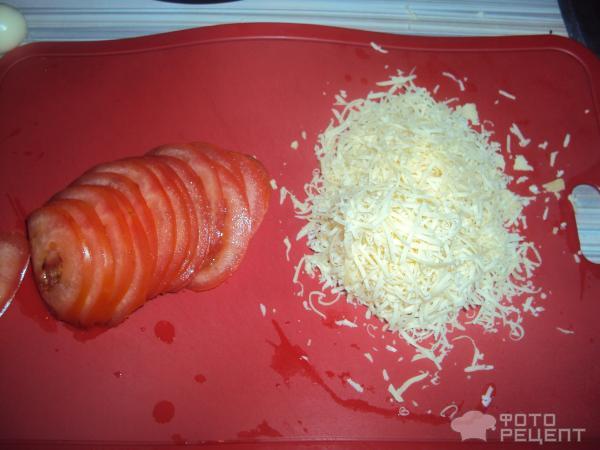 Оладьи из кабачков с сыром и томатами фото