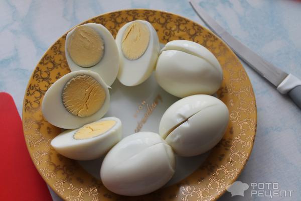 Фаршированные яйца фото