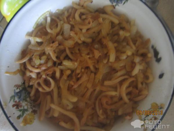 салат из кальмаров