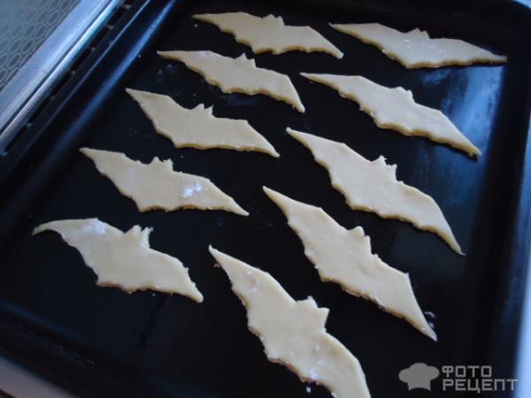 Печенье Летучие мыши на Хэллоуин фото