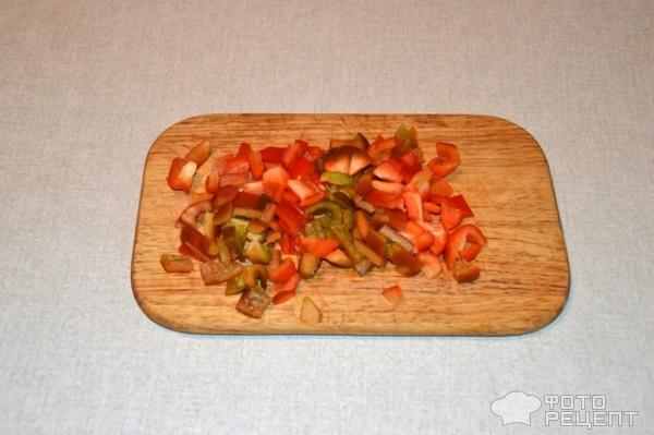 Картофель с овощами в рукаве фото