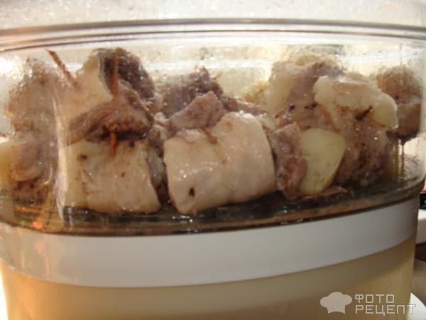 Свинина с картофелем в пароварке фото