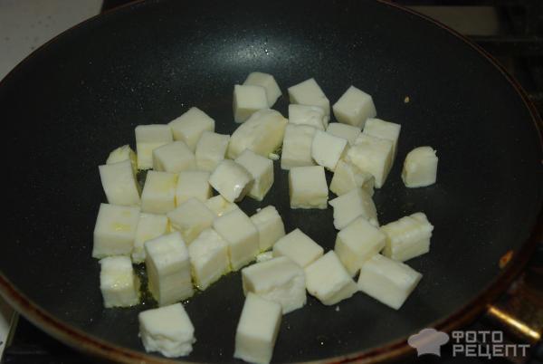 Салат Теплый салат с рукколой и баклажанами фото