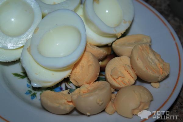 вареные куриные яйца (белки и желтки)