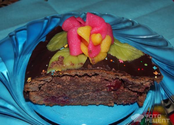 Торт Пьяная вишня фото