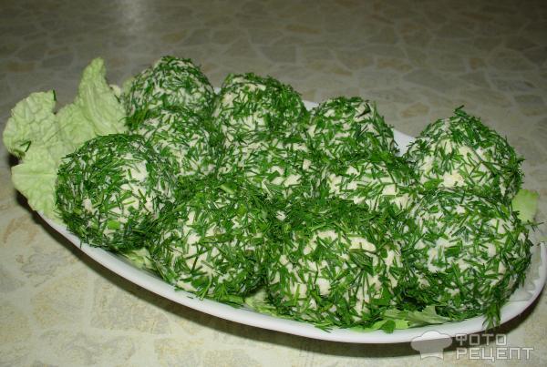 Закуска Сырные Рафаэлло фото