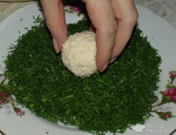 Закуска Сырные Рафаэлло фото