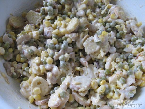 Салат со шпротами, кукурузой и фасолью рецепт 👌 с фото пошаговый | Как готовить салаты