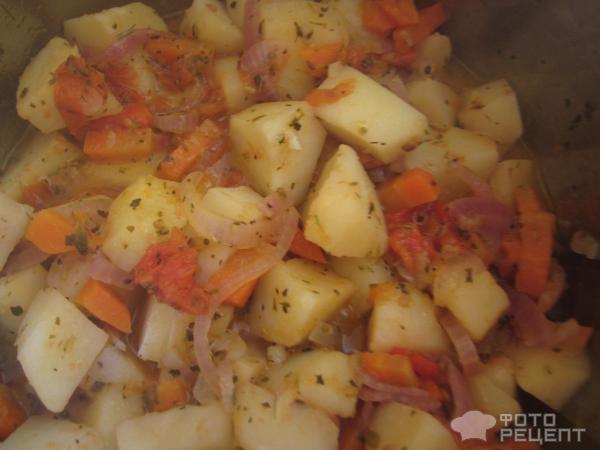 Филе тилапии с креветками в сырно-сметанном соусе фото