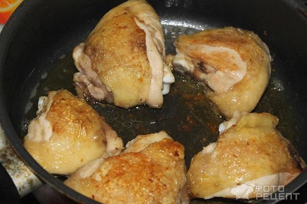 Курица в медово-соевом соусе фото