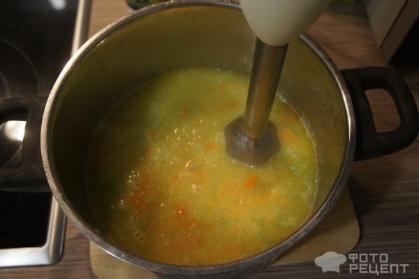 Крем-суп из сельдерея с креветками фото