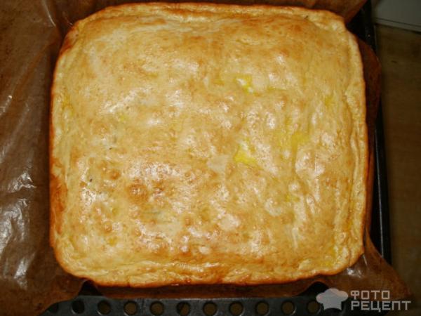 Пирог с капустой и яйцом фото