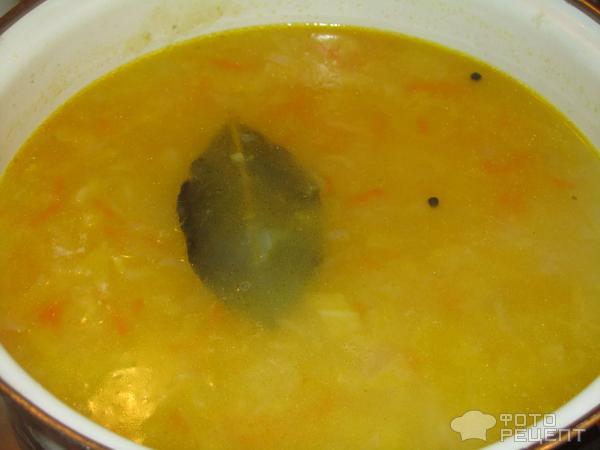 Луковый суп с капустой постный фото